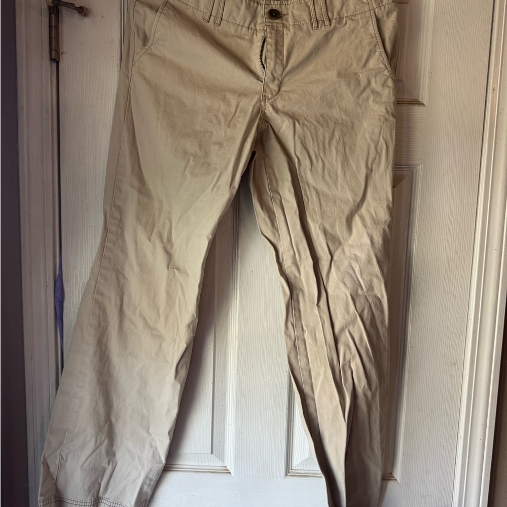 Eddie Bauer Tan Straight Leg Chinos